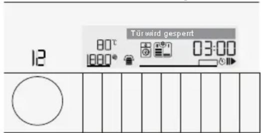 12 Tür wird gesperrt 80°C 1000° 03:00