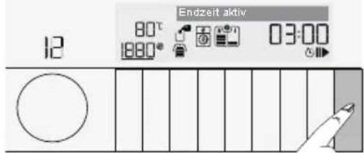Endzeit aktiv 12 80°C 18:00 03:00 ○