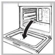 Hotpoint Ariston F 1032.1 - Reinigung der Backofentür - 1