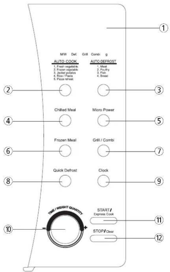 DAEWOO KOG8A0R5S - DIAGRAMM DER TECHNISCHEN DETAILS (Fortsetzung) - 1