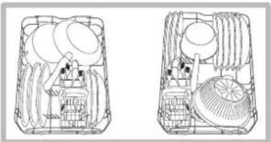 Hotpoint Ariston LSFA plus 935 - Es empfiehlt sich, die Höhe des Oberkorbes bei LEEREM KORB zu regulieren. - 4