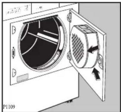 ELECTROLUX EDE56150 - Reinigung des Siebbereichs in der Innentür - 1