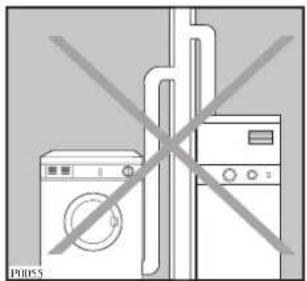 ELECTROLUX EDE401E - Anschluß eines Abluftschlauches - 4