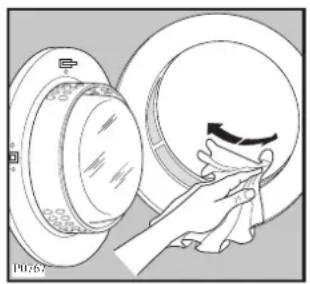 ELECTROLUX EDE401E - Die Reinigung sollte, bevor Sie die Wäsche entnehmen, erfolgen. - 1