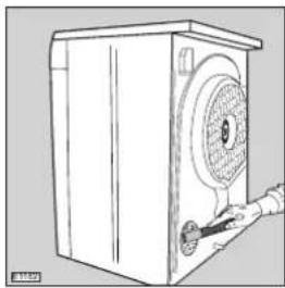 ELECTROLUX EDC67555W - Reinigung des hinteren Sauggitters - 1