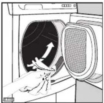 ELECTROLUX EDC67150W - Reinigung der Flusensiebe - 1