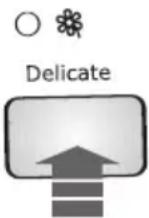 ELECTROLUX EDC67150W - Selecteer Delicate - 1