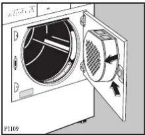 ELECTROLUX EDE56160W - Het filtergedeelte - 1