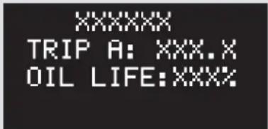XXXXXX TRIP A: XXX.X OIL LIFE:XXXX%