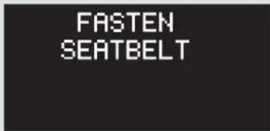 FASTEN SEATBELT