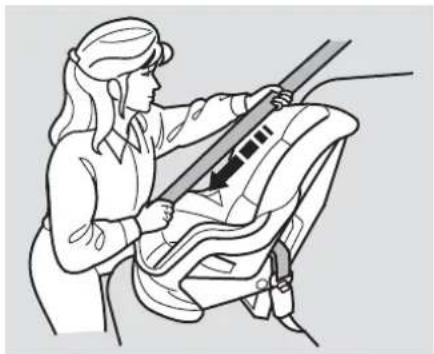 Acura TL (2006) - Installing a Child Seat with a Lap/Shoulder Belt - 2