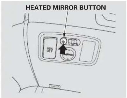 HEATED MIRROR BUTTON OFF