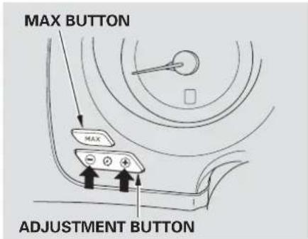 MAX BUTTON MAX ADJUSTMENT BUTTON