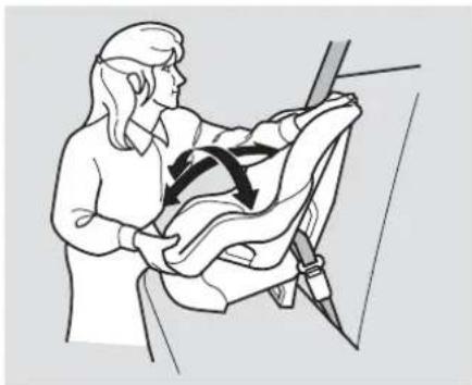 Acura TL (2006) - Installing a Child Seat with a Lap/Shoulder Belt - 4
