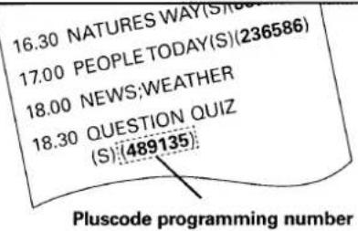 16.30 NATURES WAY(S)(884) 17.00 PEOPLE TODAY(S)(236586) 18.00 NEWS;WEATHER 18.30 QUESTION QUIZ (S)(489135) Pluscode programming number