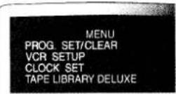 SANYO VHRH900 - CONTENTS LIST DISPLAY NOTE: - 1