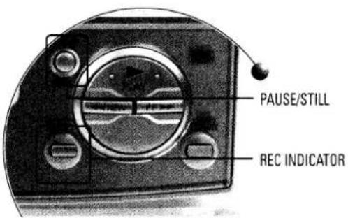PAUSE/STILL REC INDICATOR