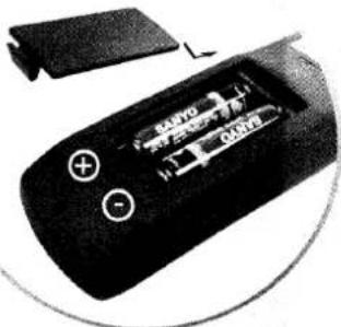 SANYO VHRH900 - INSERTING THE BATTERIES - 1