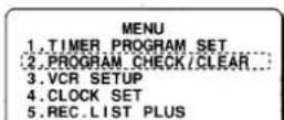 SANYO VHR-797EV - Confirmation/Cancelling - 1