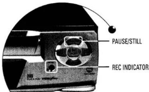 PAUSE/STILL REC INDICATOR