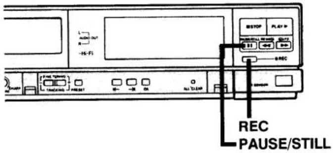 AUDIO OUT R -Hi-Fi BSTOP PLAY P PRESIDENT ORDER 2017 B1 B4 B-0 B REC REC PAUSE/STILL