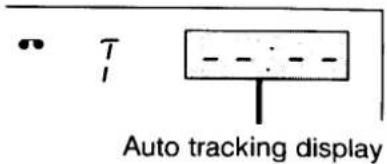 " T - - - Auto tracking display