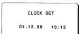 SANYO VHR-768 - SETUP4 CLOCK SETTING - 2