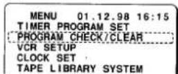 SANYO VHR-768 - Confirmation/Cancelling - 1