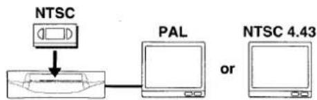 SANYO VHR-768 - Playback of a NTSC tape - 1