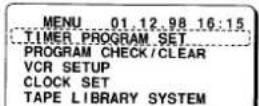SANYO VHR-768 - ON-SCREEN TIMER RECORDING PROGRAMMING - 1