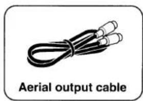 Aerial output cable