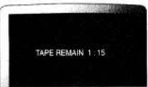 SANYO VHR-289E - REMAINING TAPE DURATION FUNCTION - 1