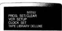 SANYO VHR-289E - TIMER STANDBY PERIOD: - 1