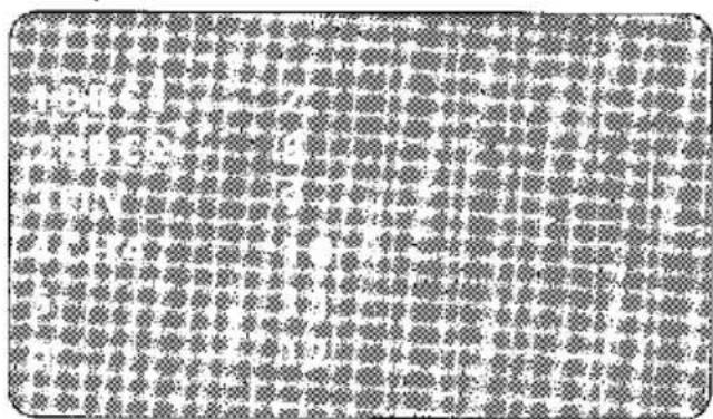 Scanned text of contract clauses with dense, pixelated and distorted characters