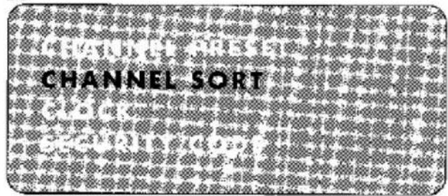 CHANNEL SORT
