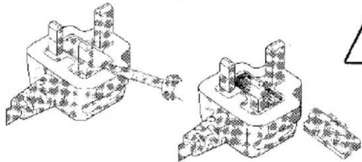 SHARP VC-M27 - TO REPLACE THE FUSE: - 1