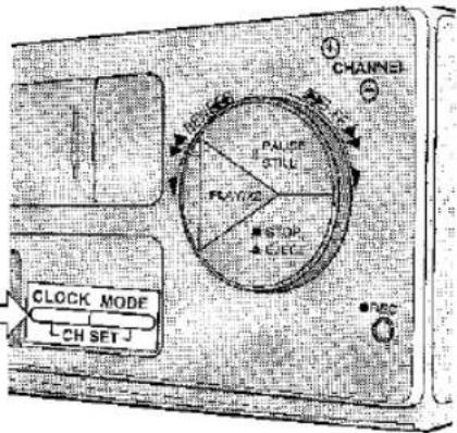 CHANNEL PULSE STILL PLAYING STOP CLOCK MODE CH SET REC