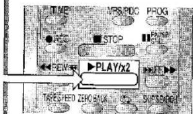 TIME VPS PDC PROG STOP PLAY/x2 TAPES/ED ZERO BANK SPRING