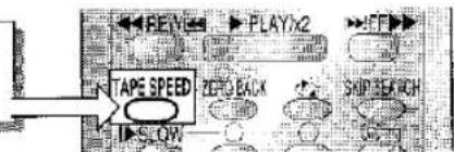 REVI PLAYX2 TAPE SPEED ZERO BACK SKIP SEACH I SLOW
