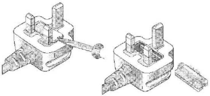 SHARP VC-M20 - TO REPLACE THE FUSE: - 3