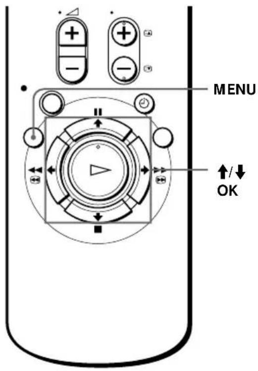 MENU ↑/↓ OK