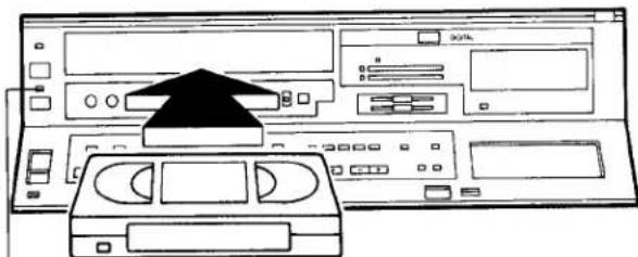 PANASONIC NV-D80EV - Inserting a Video Cassette (Auto Operation) - 1