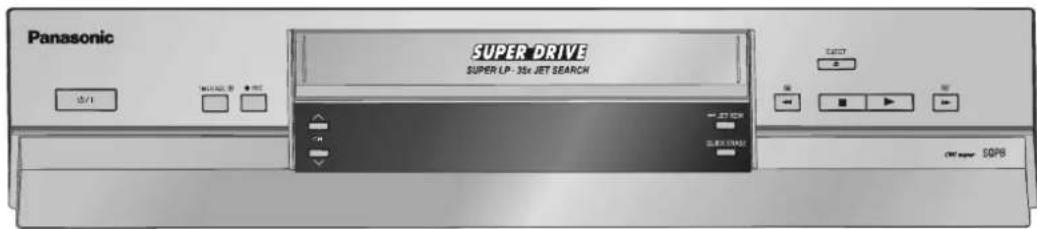 Panasonic SUPER DRIVE SUPER LP- 35x JET SEARCH OK Cancel +/-