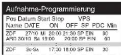 PANASONIC NV-SJ260 - Zum Löschen einer Timer-Programmierung - 2