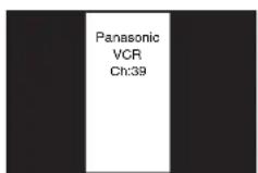 PANASONIC NV-SJ260 - Hinweis, wenn Sie den HF-Ausgangskanal geändert haben: - 1