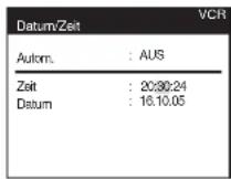 PANASONIC NV-SJ206 - Zum manuellen Einstellen der Uhr - 2