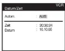 PANASONIC NV-SJ206 - Zum manuellen Einstellen der Uhr - 1