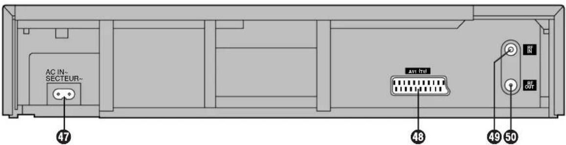 AC IN- SECTEUR-- 47 AVI Trol 48 49 50 OUT
