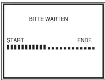 BITTE WARTEN START ENDE