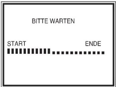BITTE WARTEN START ENDE
